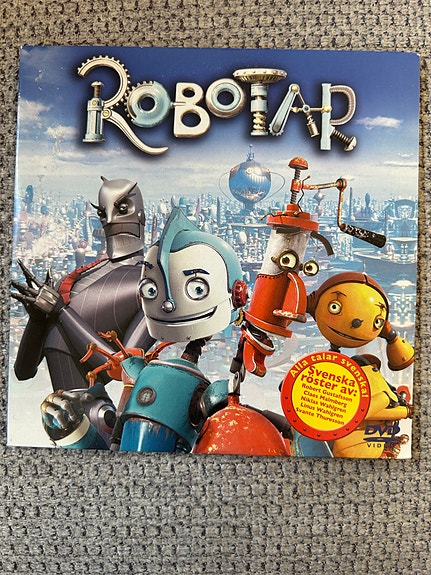 Robots animaatioelokuva DVD( ruotsinkielinen. kansi)