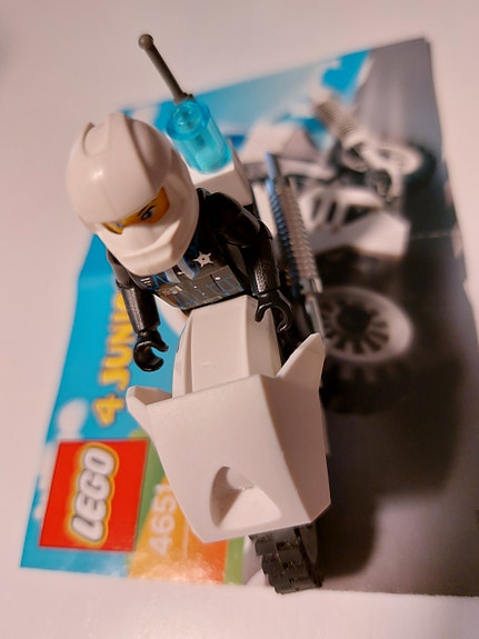 Lego 4651 Poliisi ja moottoripyörä, juniors