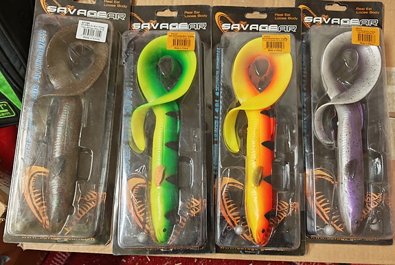 4x Savage Gear RealEel 40cm