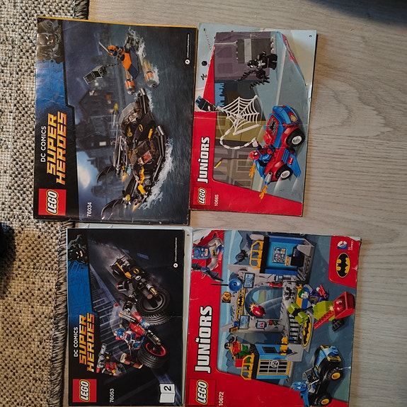 Marvel super Heroes ja Lego junior
