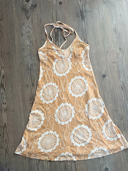 Nanso beige halterneck mekko xs
