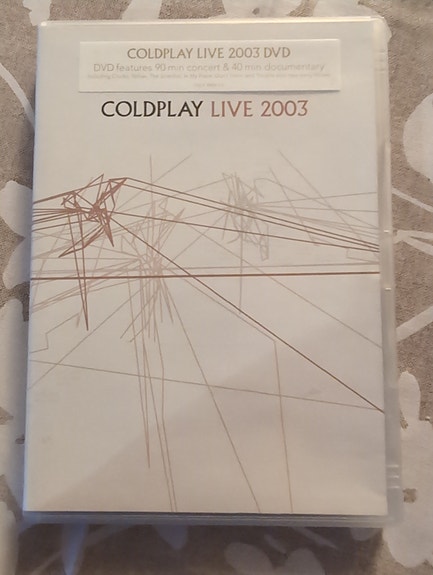 Coldplay Live 2003 dvd