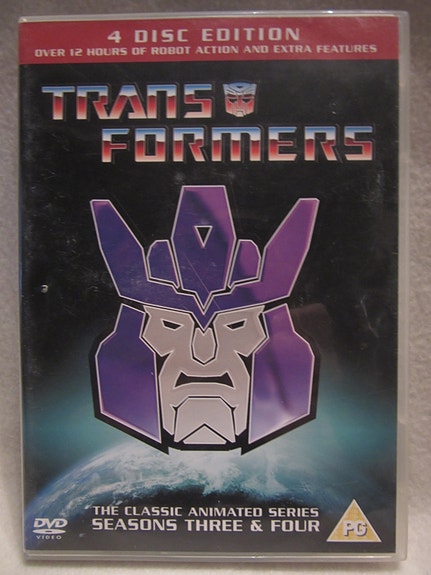 Transformers season 3 & 4 dvd