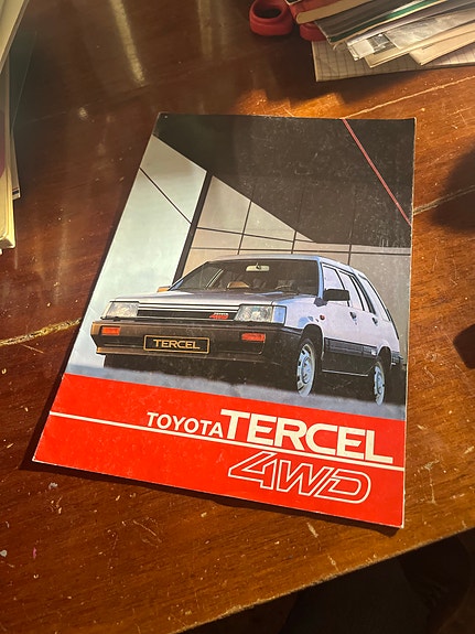 Toyota Tercel 4WD-esite 1982