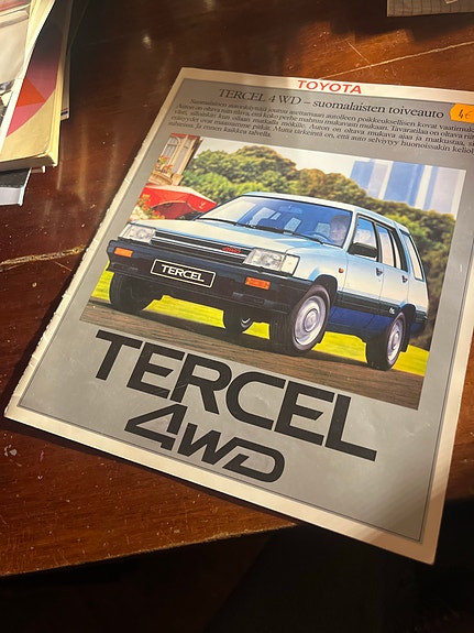Toyota Tercel 4WD-esite