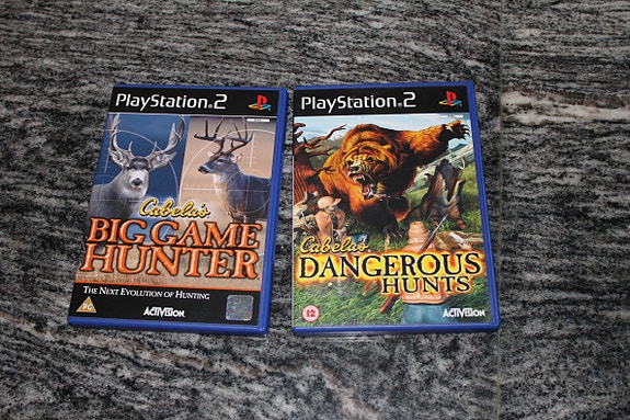 Cabela’s Big Game Hunter ja Cabela's dangerous hunts pelit ps2