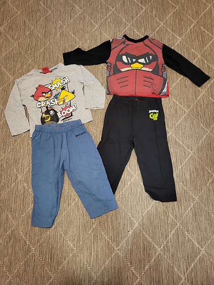 Angry Bird pyjama 2 kplta (yöasu)