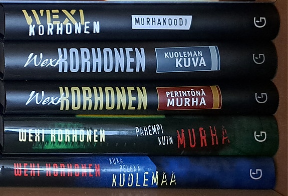 Wexi Korhonen dekkareita
