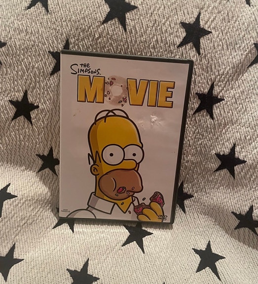 The Simpsons movie dvd