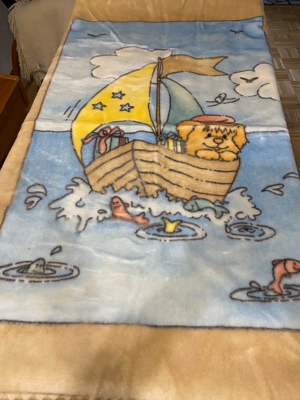 Lasten peitto/huopa 105 pituus ja 75cm leveys