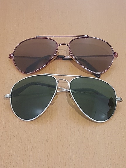 Retro aurinkolasit x2