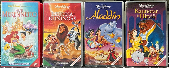 Walt Disney lasten videot