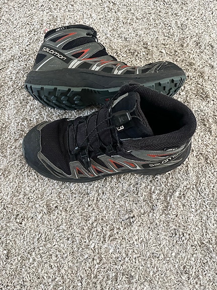 Salomon lasten kengät koko 36,5 unisex musta