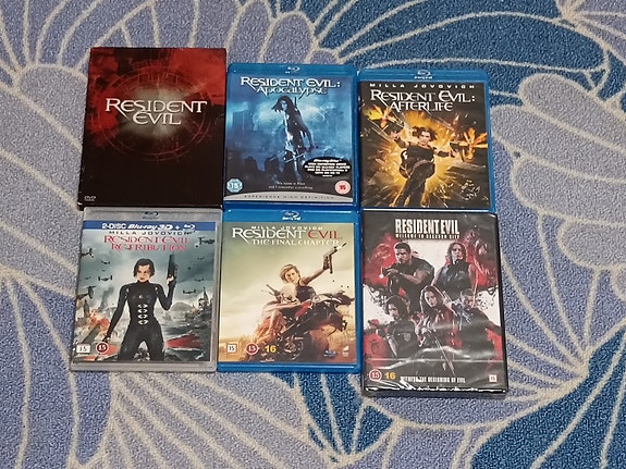 Resident Evil Paketti DVD + Blu Ray
