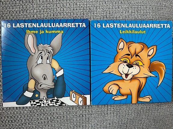 Lastenlauluaarretta CD-levyt Ihme ja kumma ja Leikkilaulut