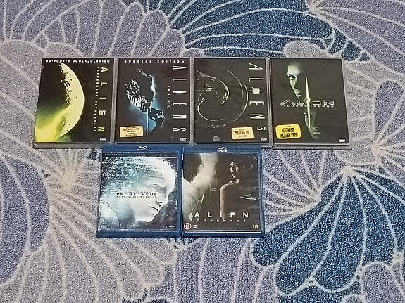 Alien Paketti DVD ja Blu Ray