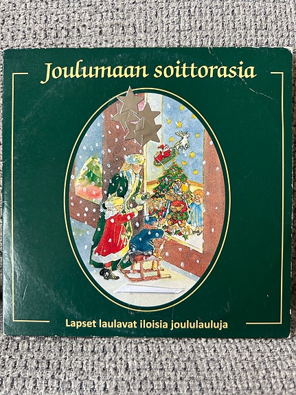 Joulumaan soittorasia CD-levy lasten joululauluja
