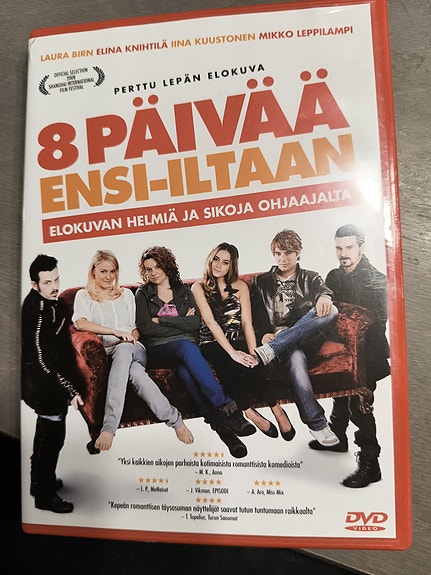 8 päivää ensi-iltaan DVD-elokuva