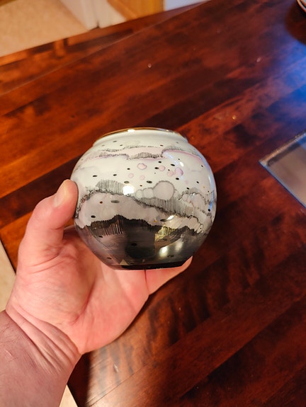 Ars porcelain, käsin maalattu maljakko