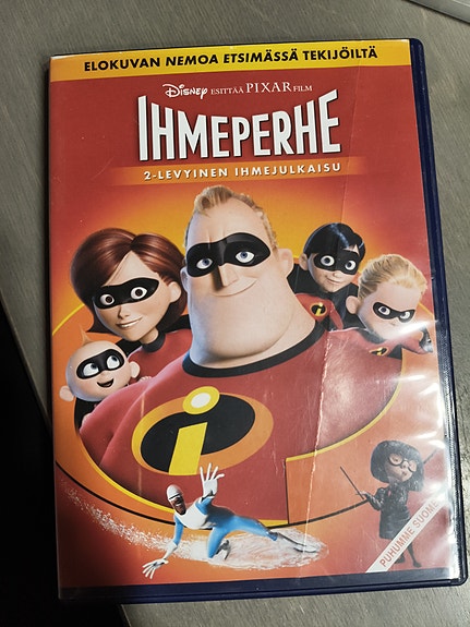 Disney Pixar Ihmeperhe 2-levyinen DVD