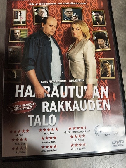 Haarautuvan rakkauden talo DVD-elokuva