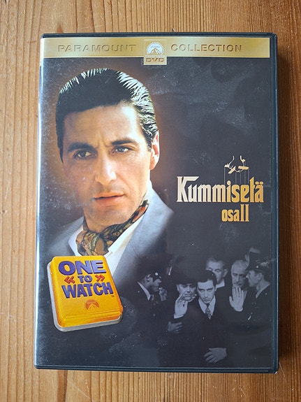 The Godfather Part II elokuva DVD Kummisetä