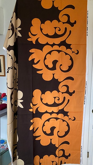 Marimekko Samovaari vintage verhot