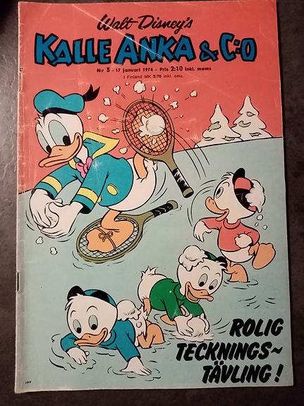 Kalle Anka & C:o 9 numeroa vuodelta 1974