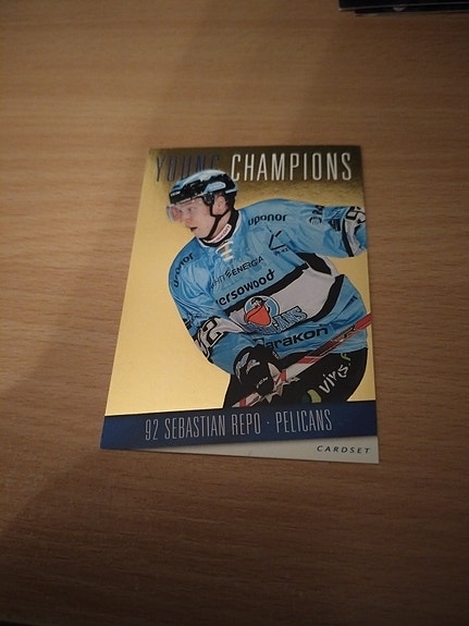 2016-2017 Cardset SM-Liiga Young Champions Sebastian Repo /999