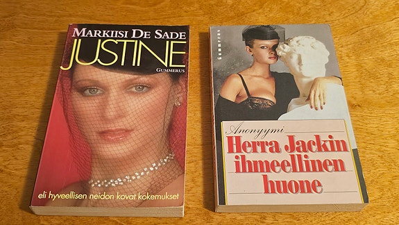 Markiisi de Sade: Justine ja Anonyymi: Herra Jackin ihmeellinen huone