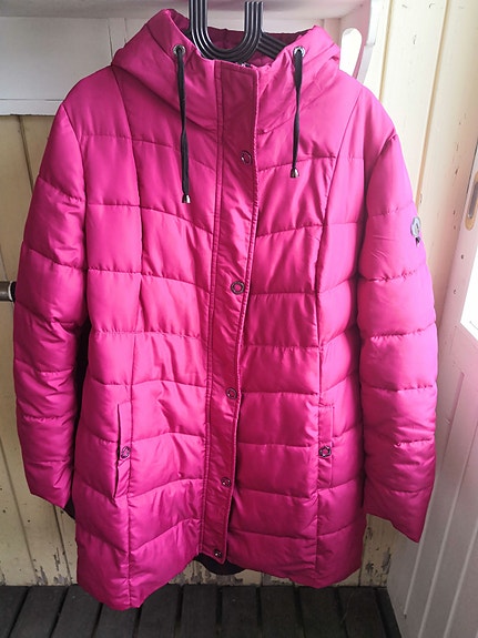 Pinkki toppatakki