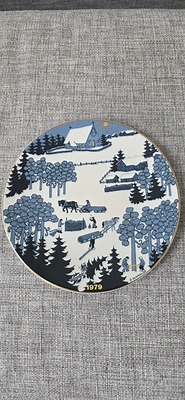 Arabia, Raija Uosikkinen, Joululautanen 1979