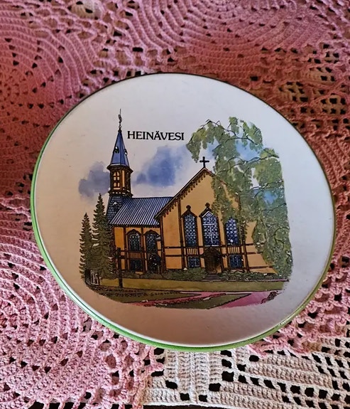 kermansaven seinälautanen Heinäveden kirkko