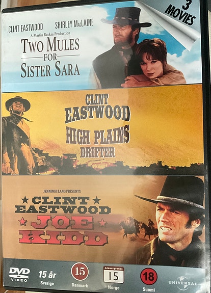 Clint Eastwood  ( 3 x DVD ) Box