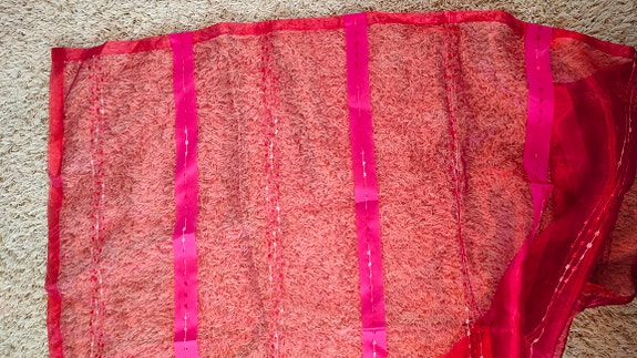 Organza-verho 1 kpl