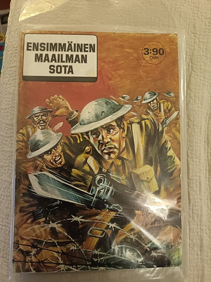 ENSIMMÄINEN MAAILMANSOTA-sarjakuvakirja  v.1974