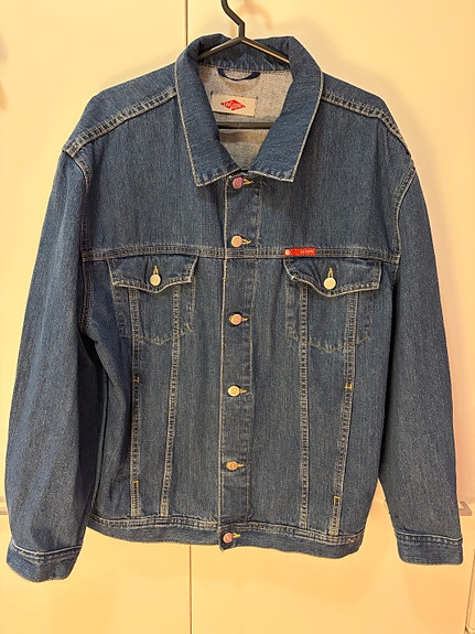 Lee Cooper farkkutakki miehille lähes käyttämätön L, Made in Finland