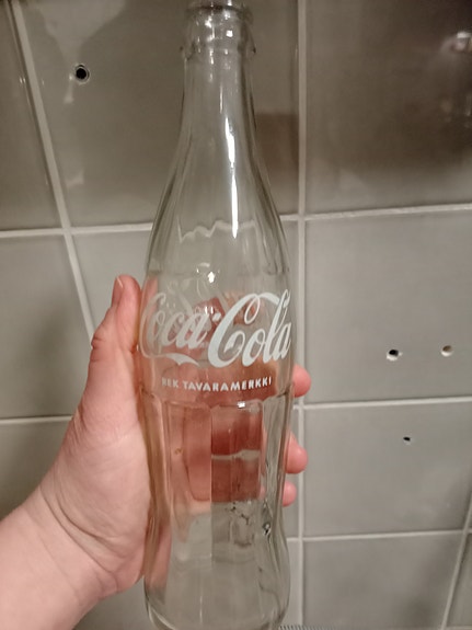 Coca cola lasi pullo