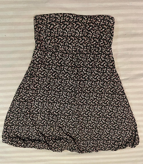 Stocker, lyhyt olkaimeton mekko, koko M