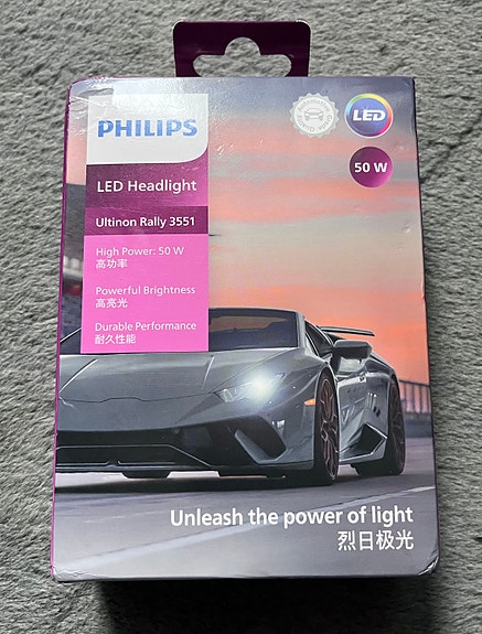 Philips Ultinon Rally 3551 50w H4 Led-polttimot