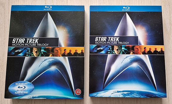 Star Trek Motion Picture Trilogy blu-ray