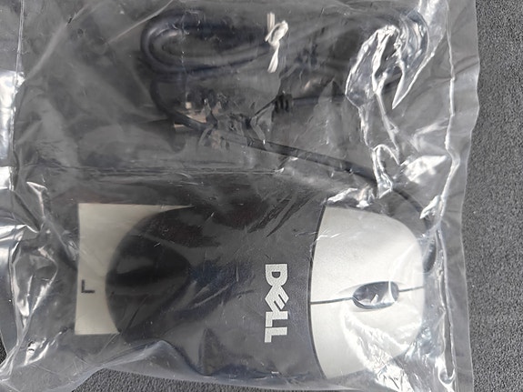 Dell optinen johdollinen hiiri USB musta‑harmaa