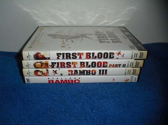 RAMBO -ELOKUVAT (4 -elokuvaa) DVD