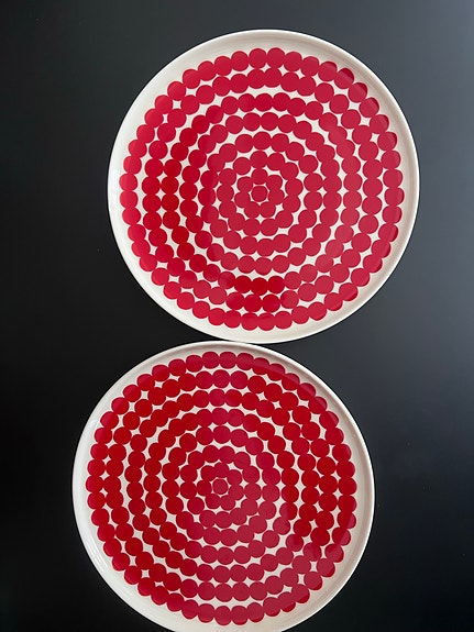 Marimekko siirtolapuutarha lautanen