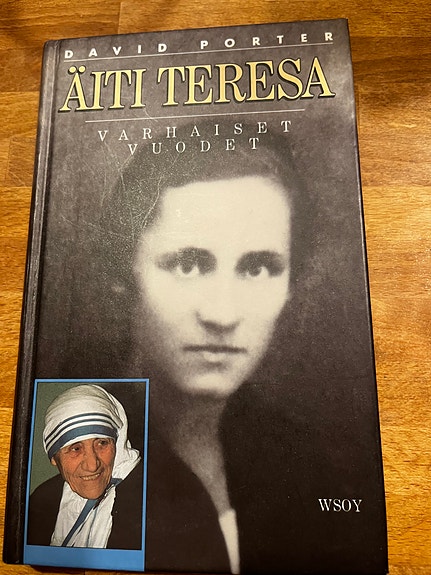 Äiti Teresa varhaiset vuodet kirja kovakantinen
