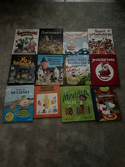 Paljon lasten ja nuorten kirjoja