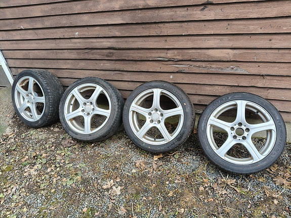 5x100 kesärenkaat alumiinivanteilla