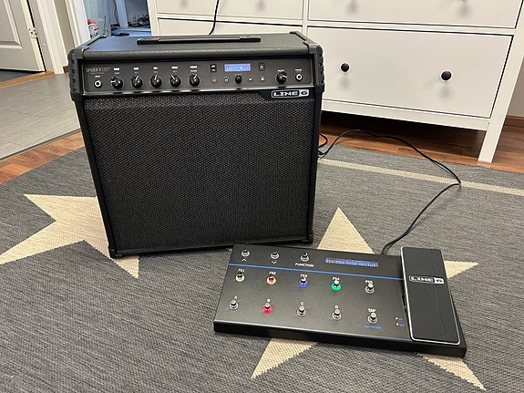 Line6 Spider V 120 kitarakombo ja FBV 3 jalkaohjain
