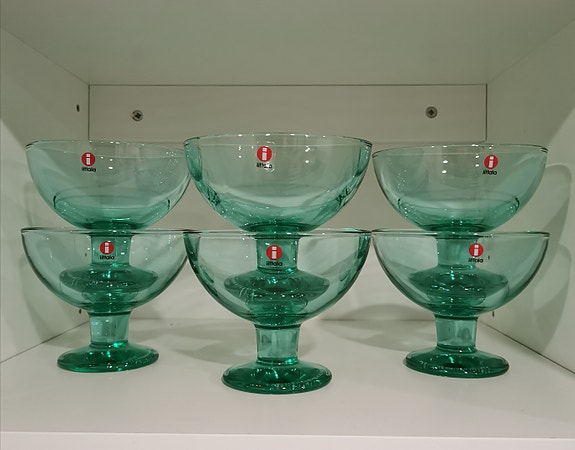 Iittala jälkiruokakulhot 6kpl