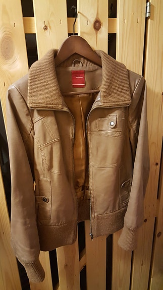 ONLY nahkatakki naisten S beige